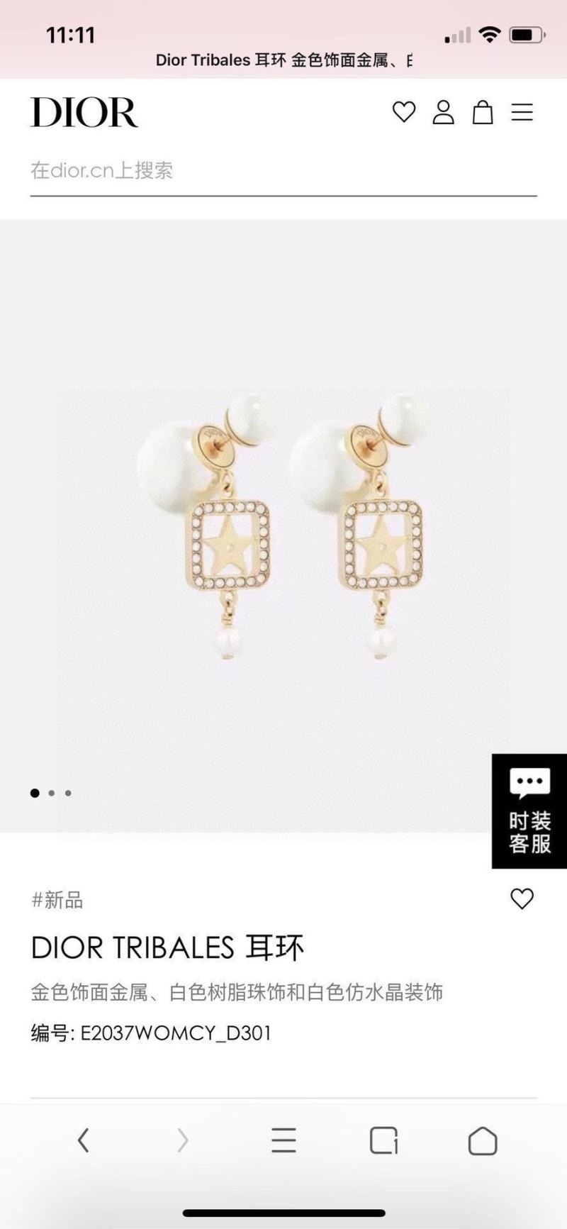 Christian Dior Earrings